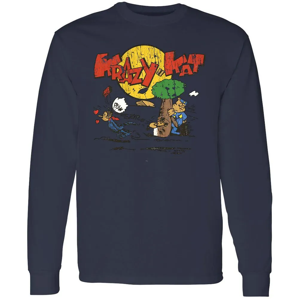 Long Sleeve T-Shirt - 5URQNGDR - Navy - 12