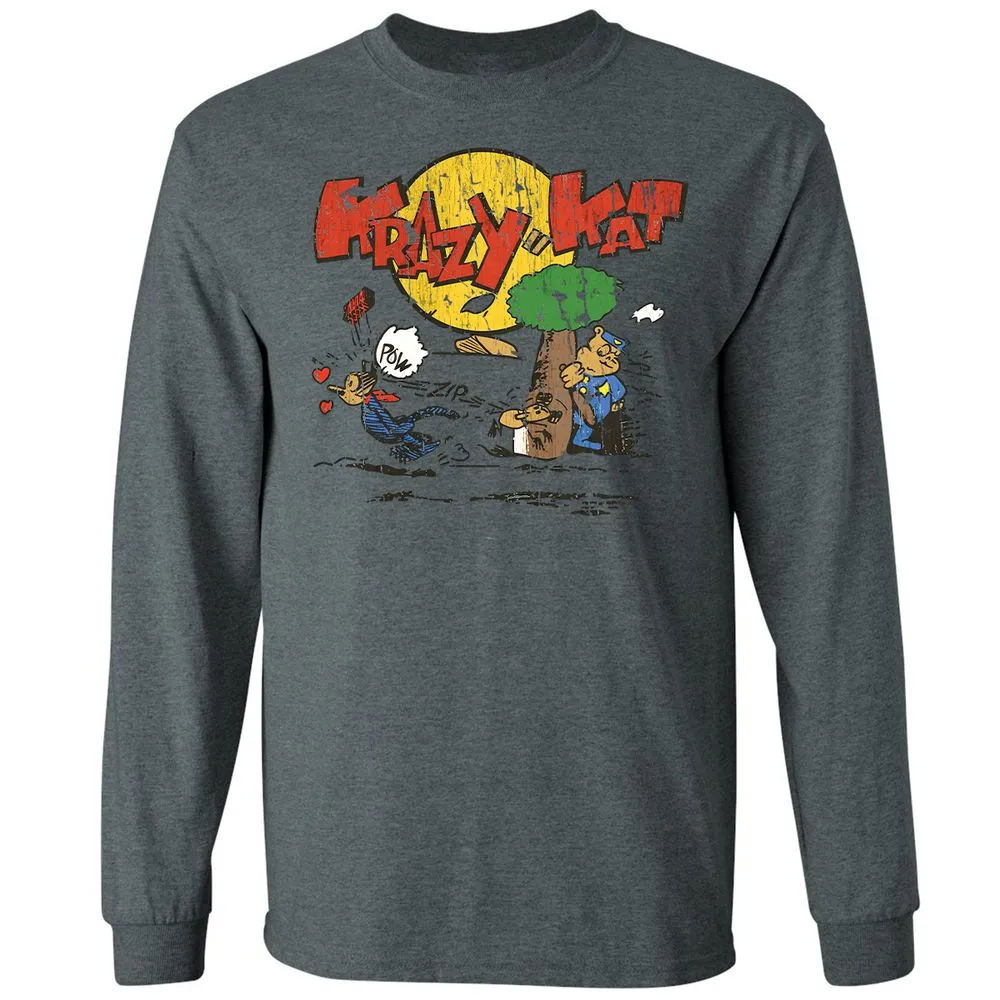 Long Sleeve T-Shirt - 5URQNGDR - Dark Heather - 15