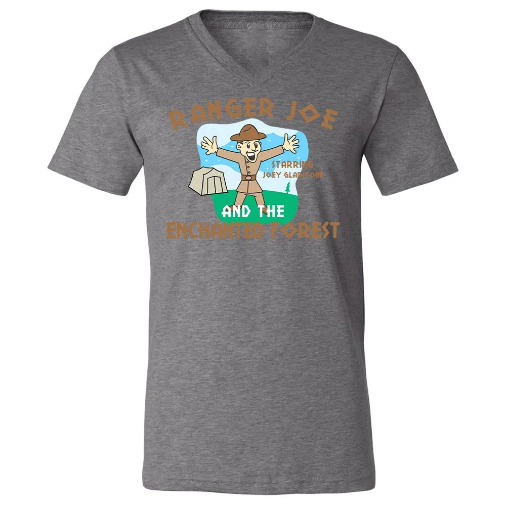 Unisex V-Neck T-Shirt - 2WXWT9WG - Deep Heather - 13