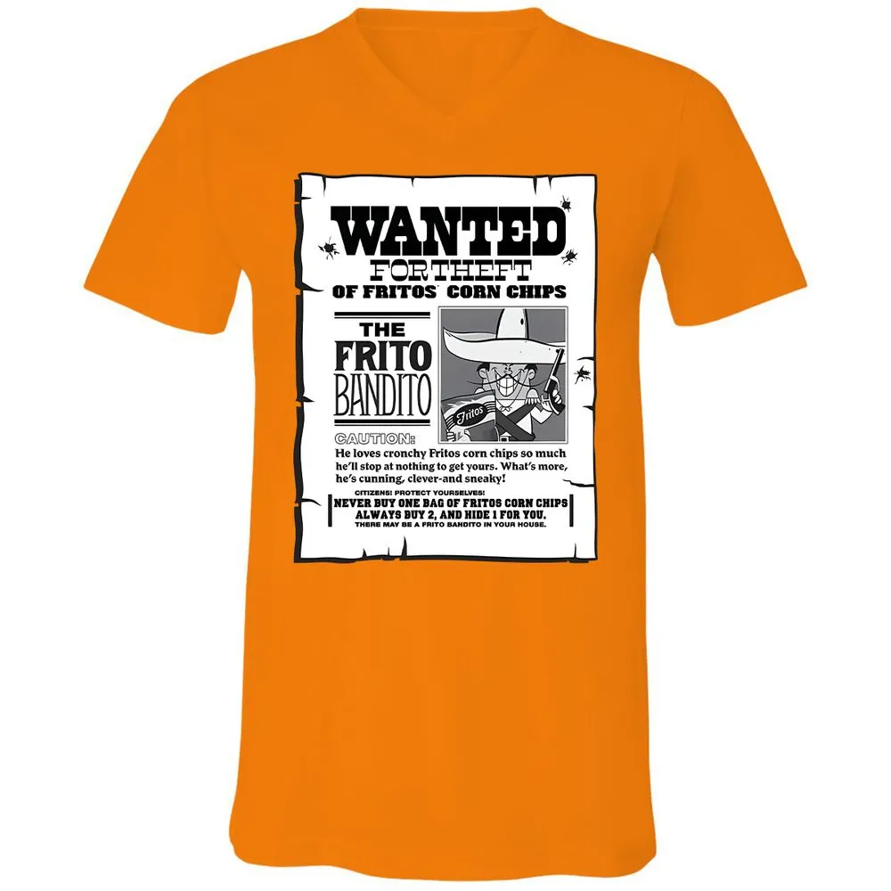 Unisex V-Neck T-Shirt - YWNJ11T5 - Orange - 11