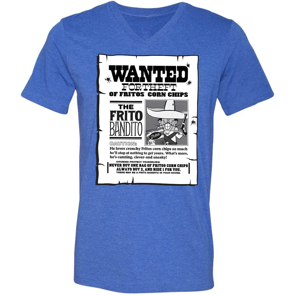Unisex V-Neck T-Shirt - YWNJ11T5 - Heather True Royal - 14