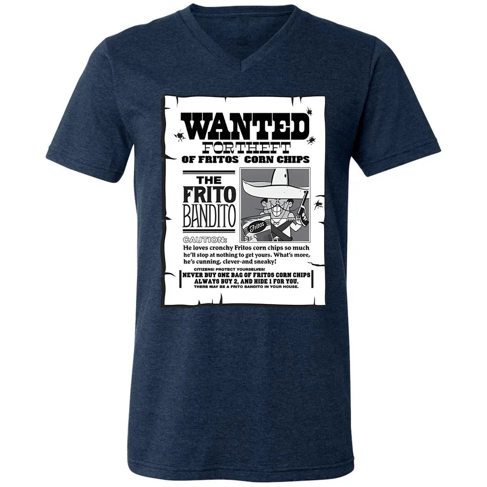 Unisex V-Neck T-Shirt - YWNJ11T5 - Heather Navy - 15