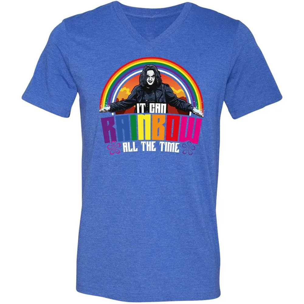 Unisex V-Neck T-Shirt - SPNV65ZJ - Heather True Royal - 14