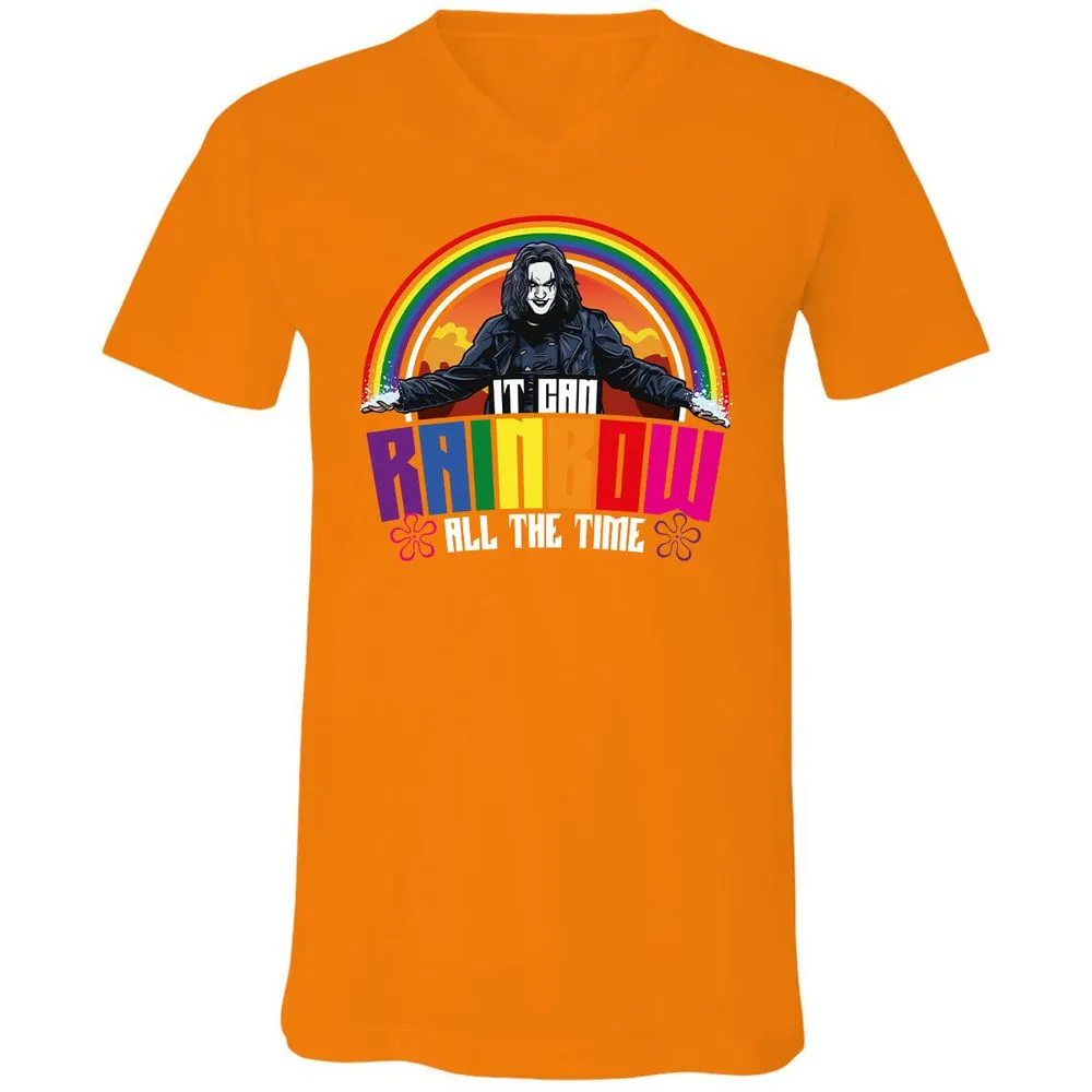 Unisex V-Neck T-Shirt - SPNV65ZJ - Orange - 11
