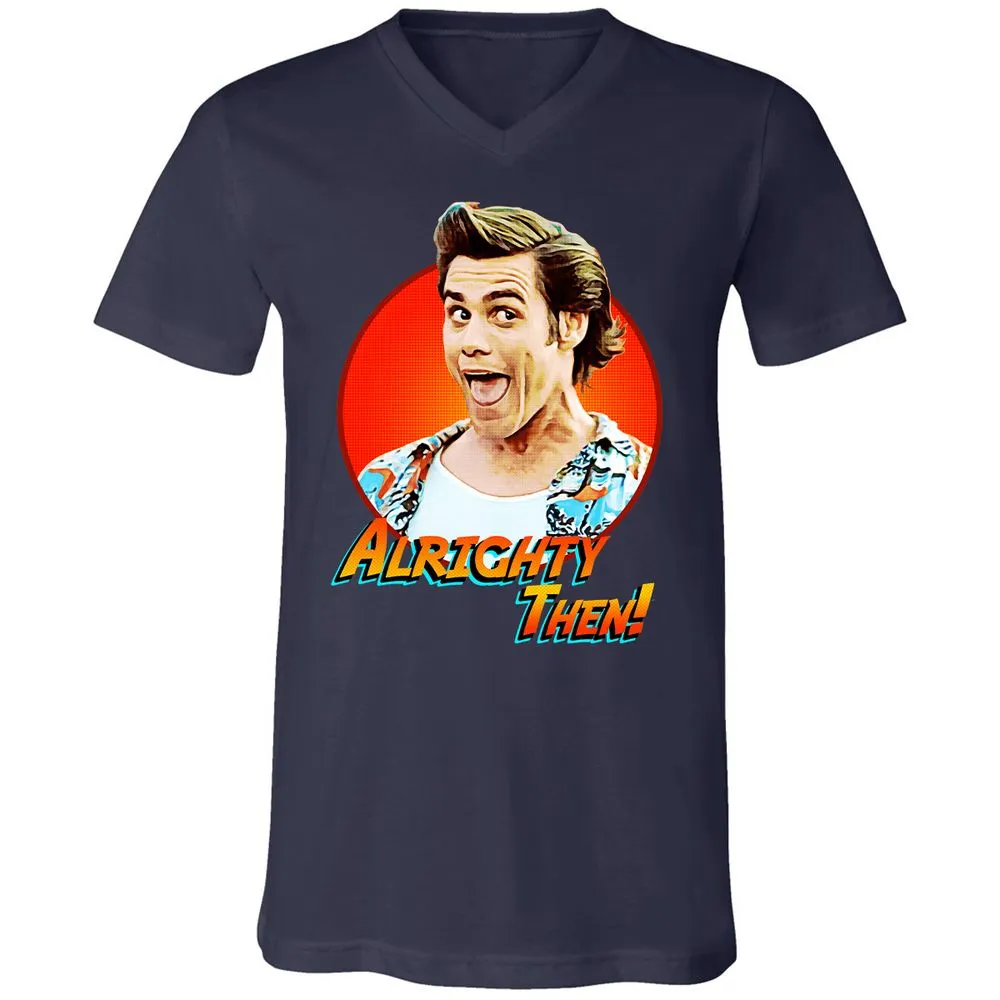 Unisex V-Neck T-Shirt - FW4C798Y - Navy - 2