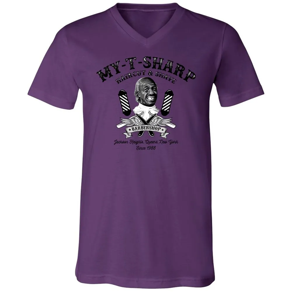 Unisex V-Neck T-Shirt - DFD96A2Y - Team Purple - 2