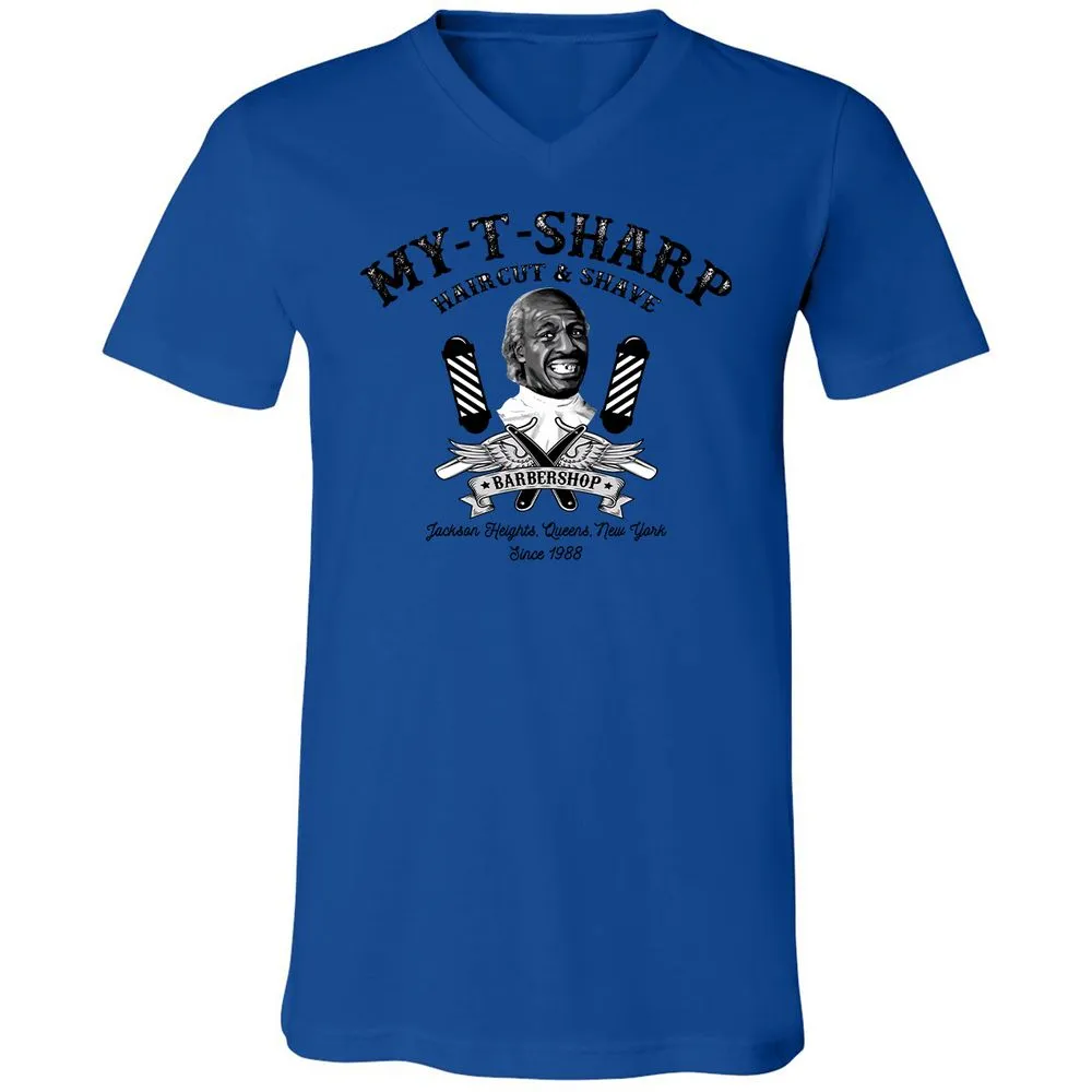 Unisex V-Neck T-Shirt - DFD96A2Y - True Royal - 4