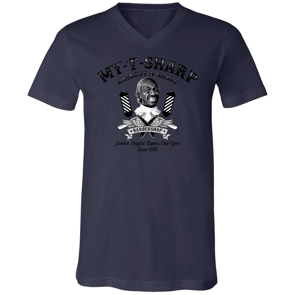 Unisex V-Neck T-Shirt - DFD96A2Y - Navy - 9