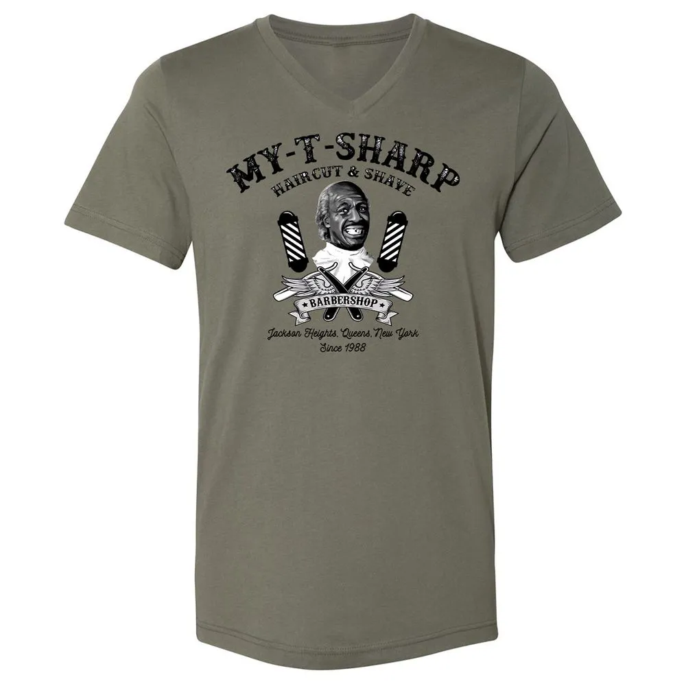 Unisex V-Neck T-Shirt - DFD96A2Y - Military Green - 10