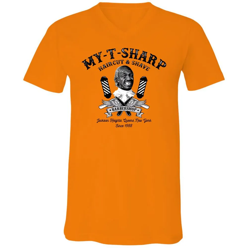 Unisex V-Neck T-Shirt - DFD96A2Y - Orange - 11