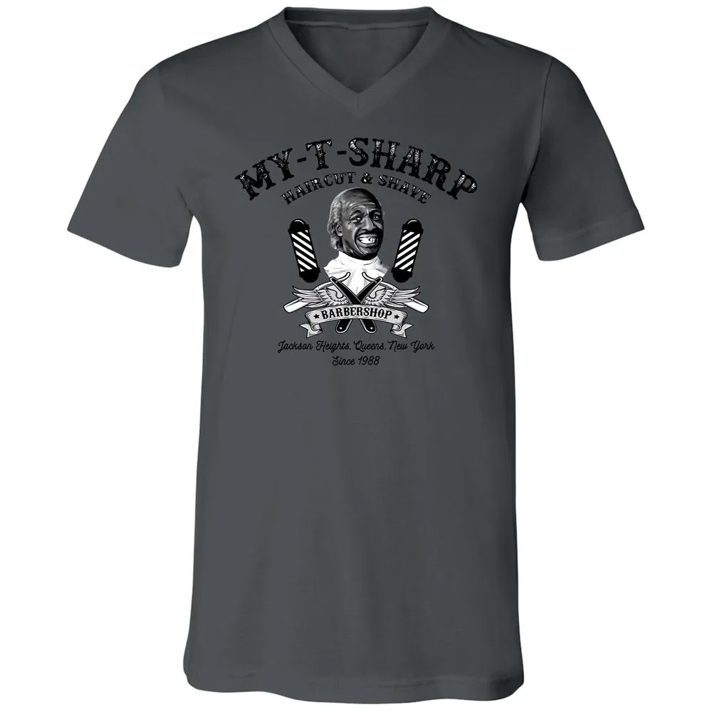 Unisex V-Neck T-Shirt - DFD96A2Y - Asphalt - 12
