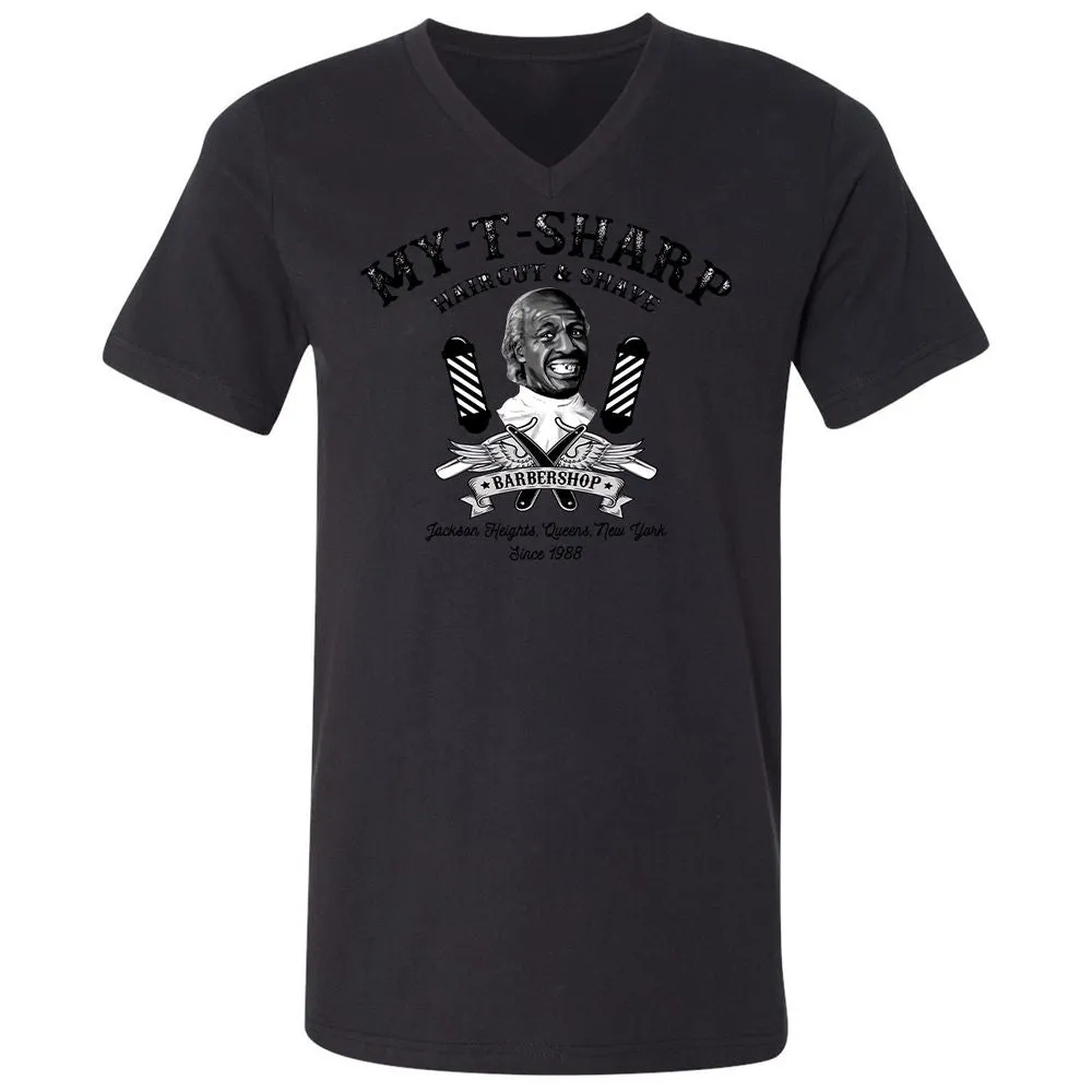 Unisex V-Neck T-Shirt - DFD96A2Y - Black - 16