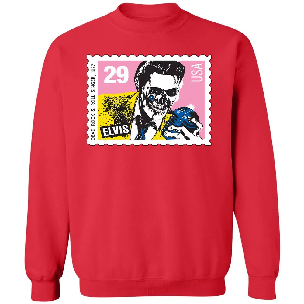 Classic Unisex Sweatshirt - XYR76VJY - Red - 5