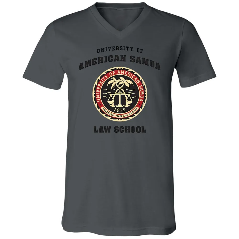 Unisex V-Neck T-Shirt - D454GW7G - Asphalt - 12
