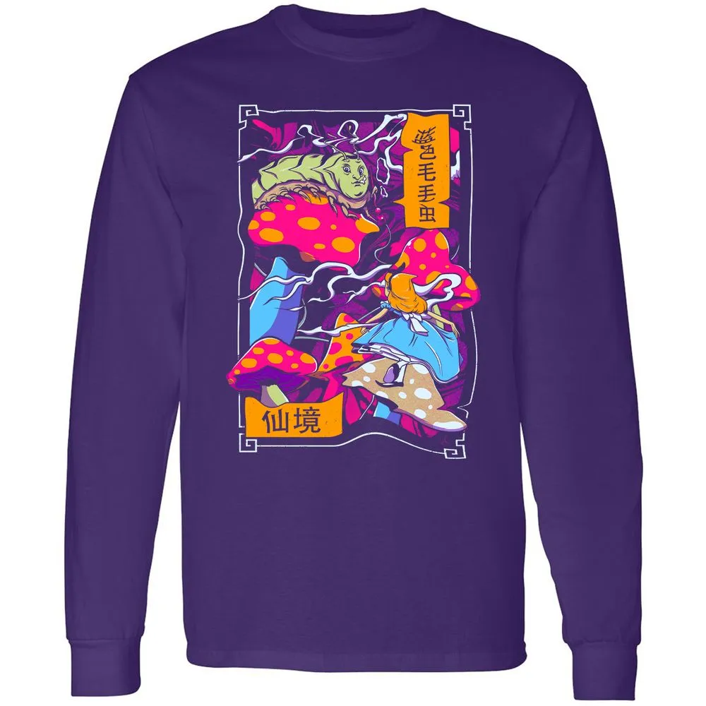 Long Sleeve T-Shirt - 1KL7CRSR - Purple - 13