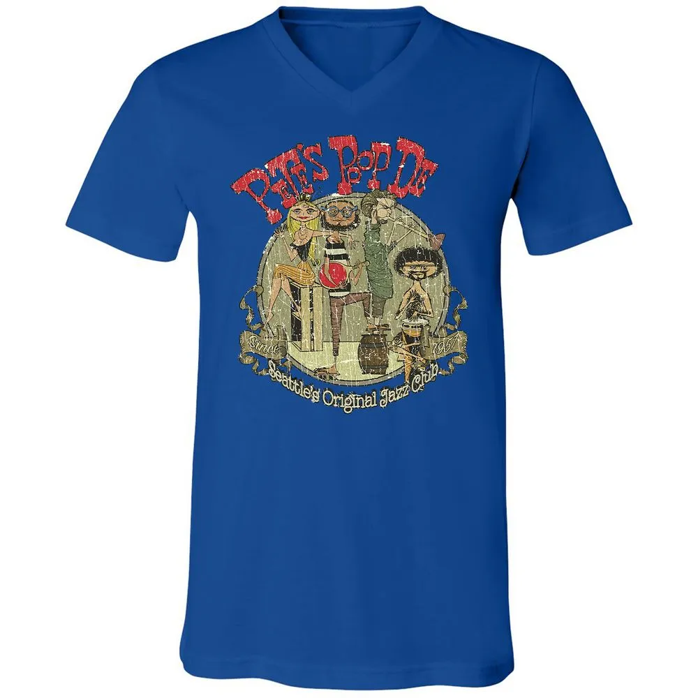 Unisex V-Neck T-Shirt - A6M3N51N - True Royal - 4