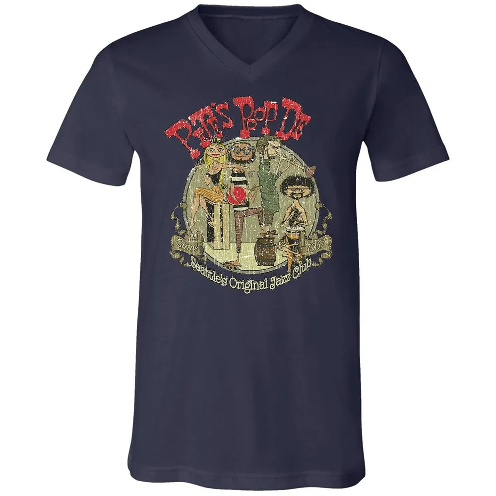Unisex V-Neck T-Shirt - A6M3N51N - Navy - 9