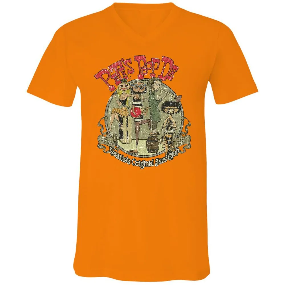 Unisex V-Neck T-Shirt - A6M3N51N - Orange - 11