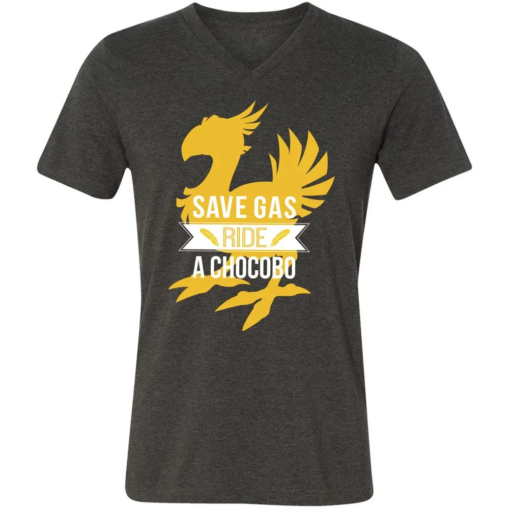 Unisex V-Neck T-Shirt - 7GPKDMGA - Dark Grey Heather - 8