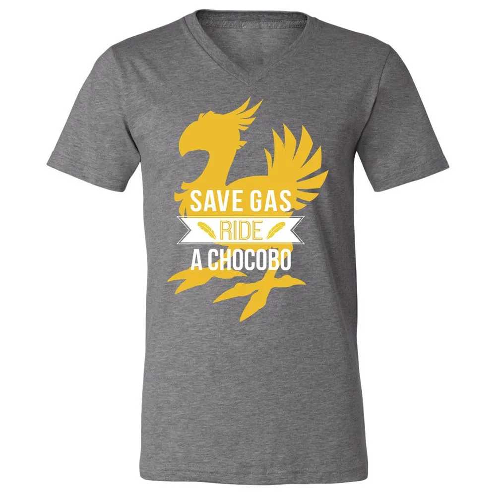 Unisex V-Neck T-Shirt - 7GPKDMGA - Deep Heather - 13