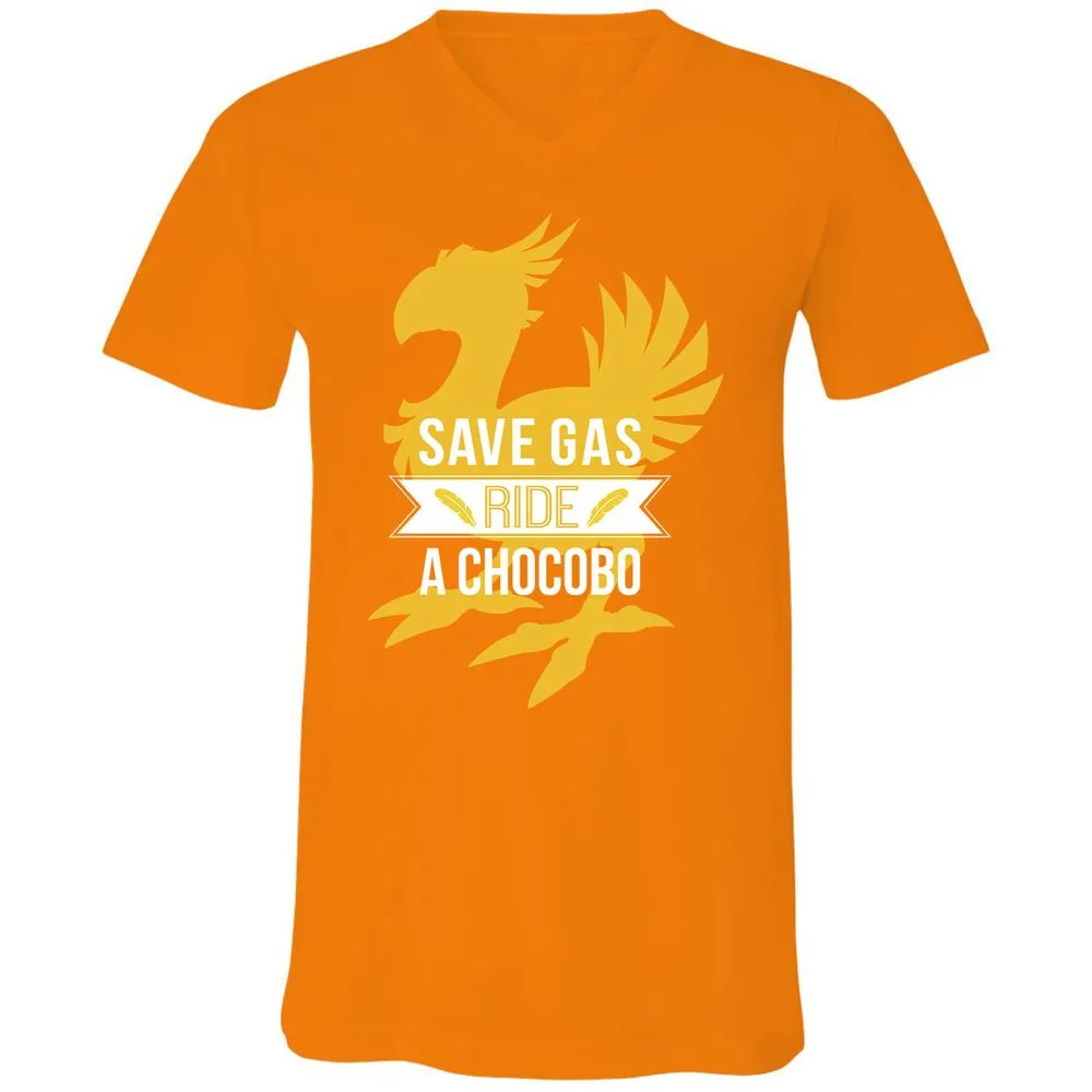 Unisex V-Neck T-Shirt - 7GPKDMGA - Orange - 11