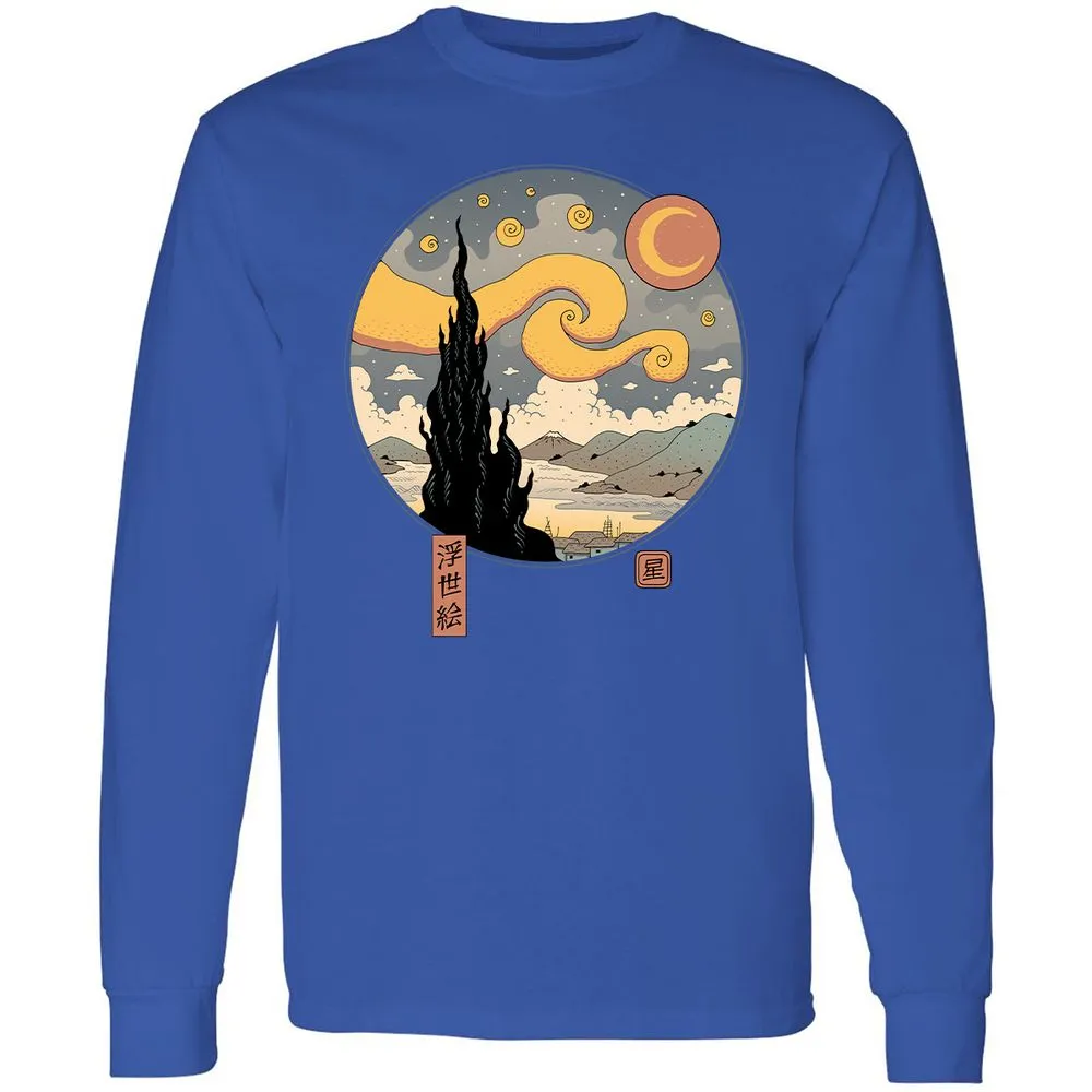 Long Sleeve T-Shirt - 8KM2BNY2 - Royal - 8