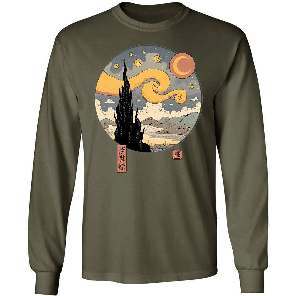 Long Sleeve T-Shirt - 8KM2BNY2 - Military Green - 16