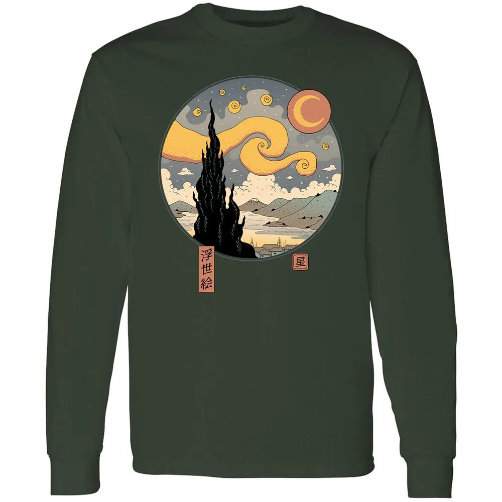 Long Sleeve T-Shirt - 8KM2BNY2 - Forest Green - 4