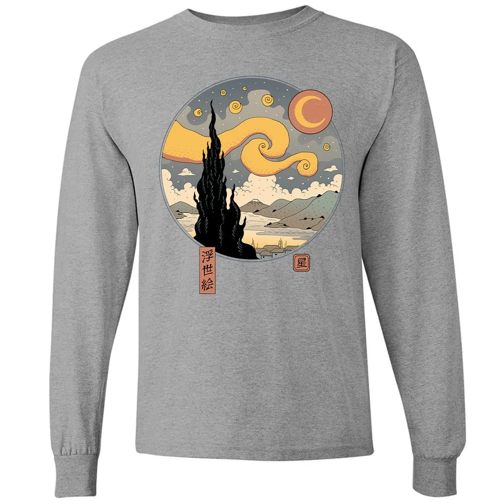 Long Sleeve T-Shirt - 8KM2BNY2 - Graphite Heather - 6