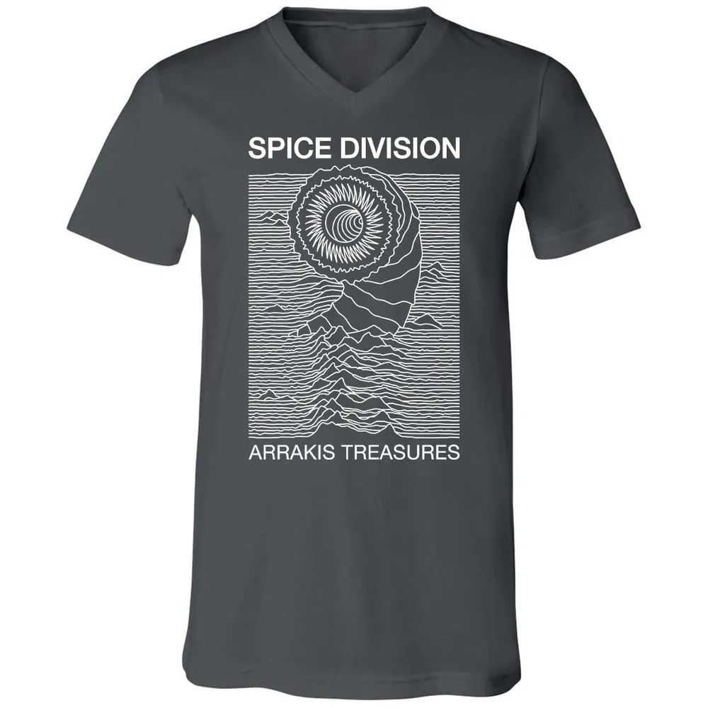 Unisex V-Neck T-Shirt - FXX3377Z - Asphalt - 12