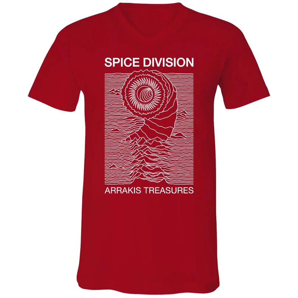 Unisex V-Neck T-Shirt - FXX3377Z - Red - 3