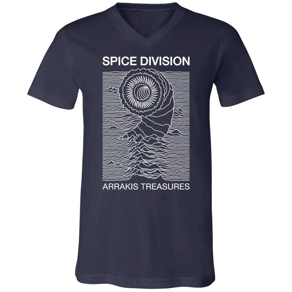 Unisex V-Neck T-Shirt - FXX3377Z - Navy - 2