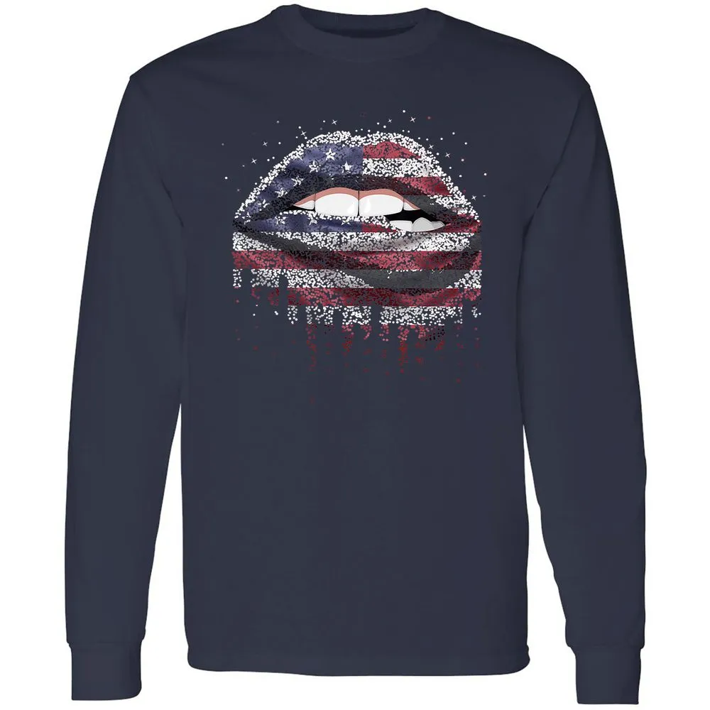 Long Sleeve T-Shirt - A9MV8TGL - Navy - 2