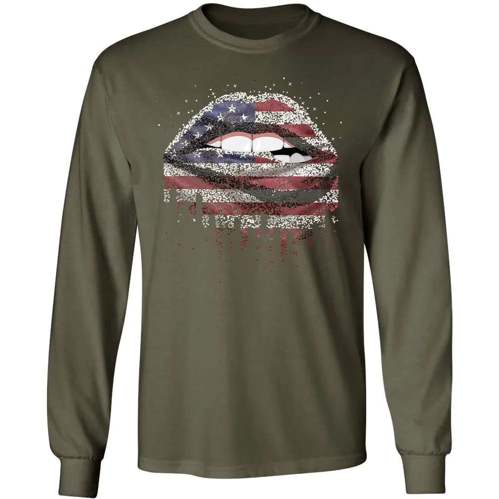 Long Sleeve T-Shirt - A9MV8TGL - Military Green - 16
