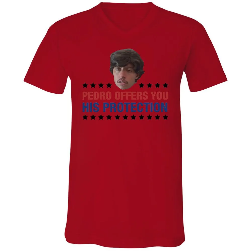 Unisex V-Neck T-Shirt - ABD3UGYG - Red - 3