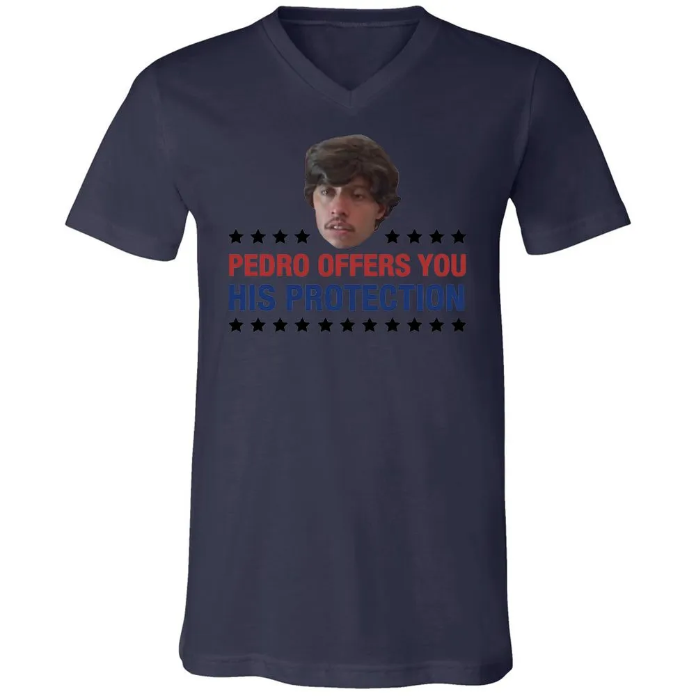 Unisex V-Neck T-Shirt - ABD3UGYG - Navy - 9