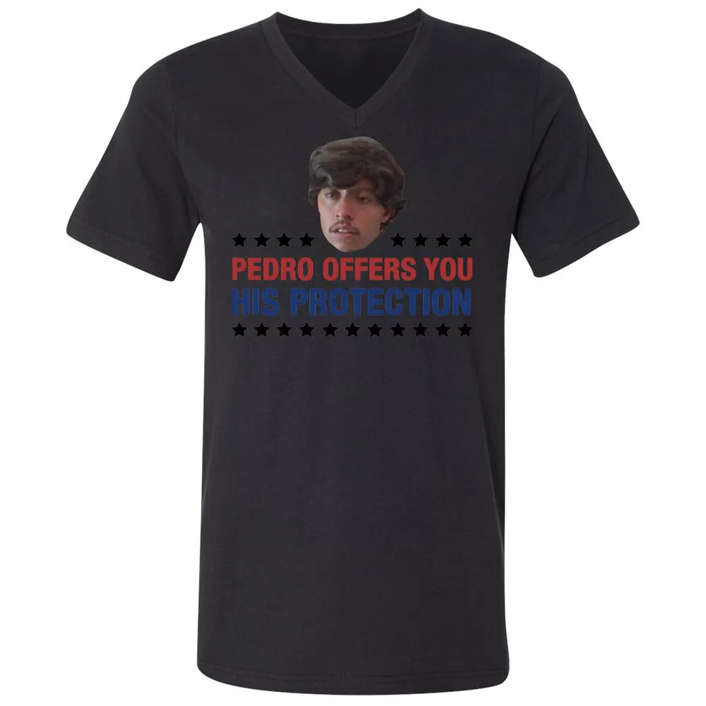 Unisex V-Neck T-Shirt - ABD3UGYG - Black - 16