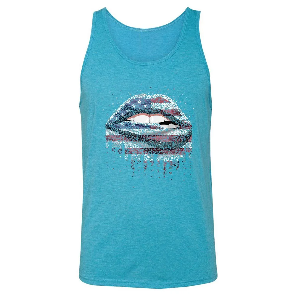 Unisex Jersey Tank - BRSY7JJC - Aqua Triblend - 3