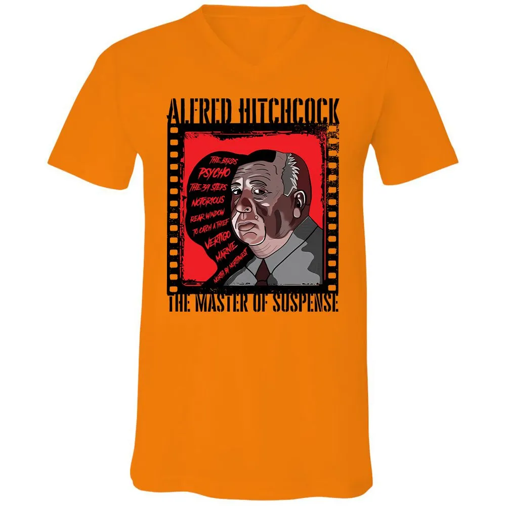 Unisex V-Neck T-Shirt - NMGQJT3H - Orange - 11