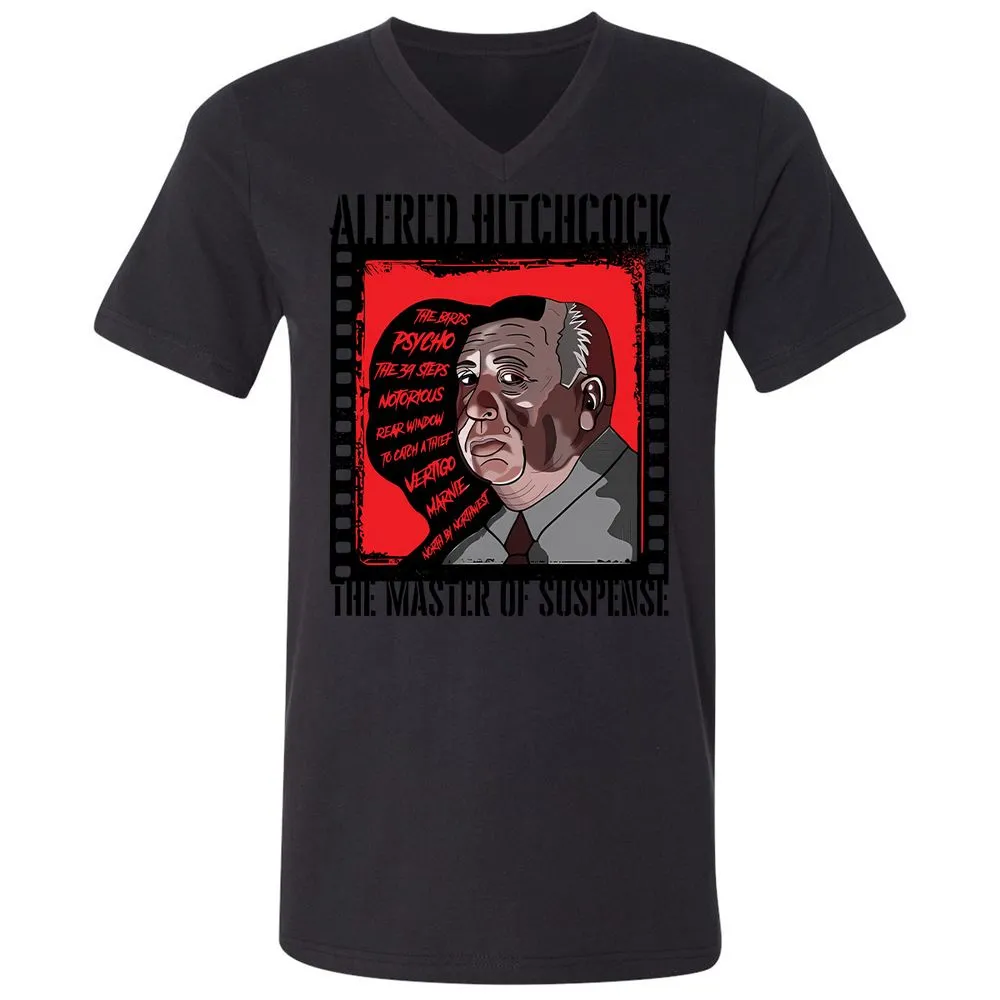 Unisex V-Neck T-Shirt - NMGQJT3H - Black - 16