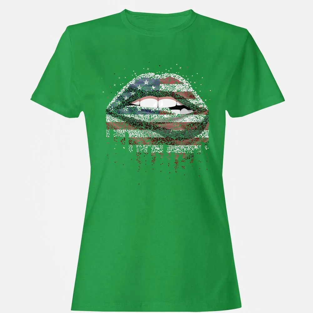 Women's T-Shirt - Y9HYQBZR - Irish Green - 7