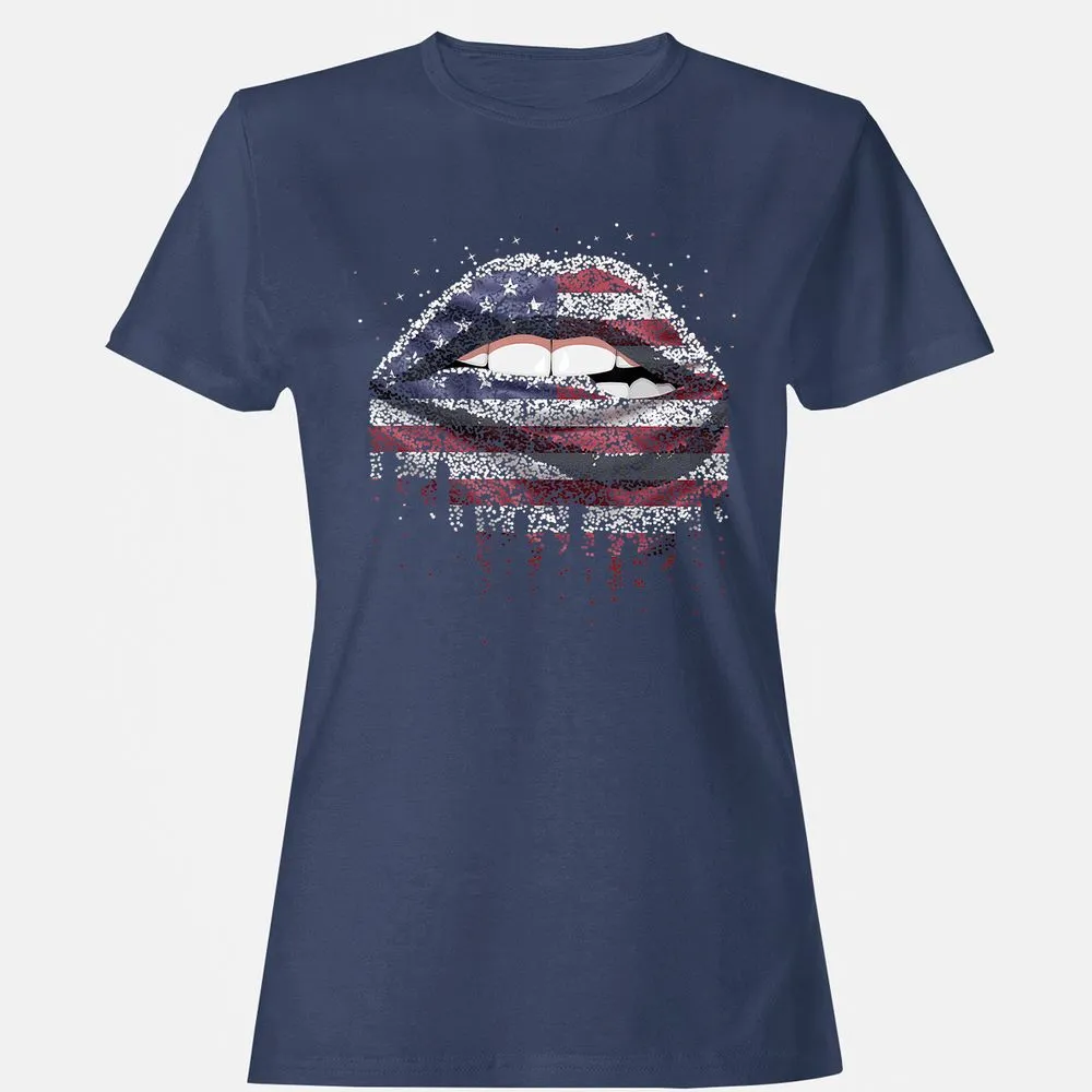 Women's T-Shirt - Y9HYQBZR - Navy - 10