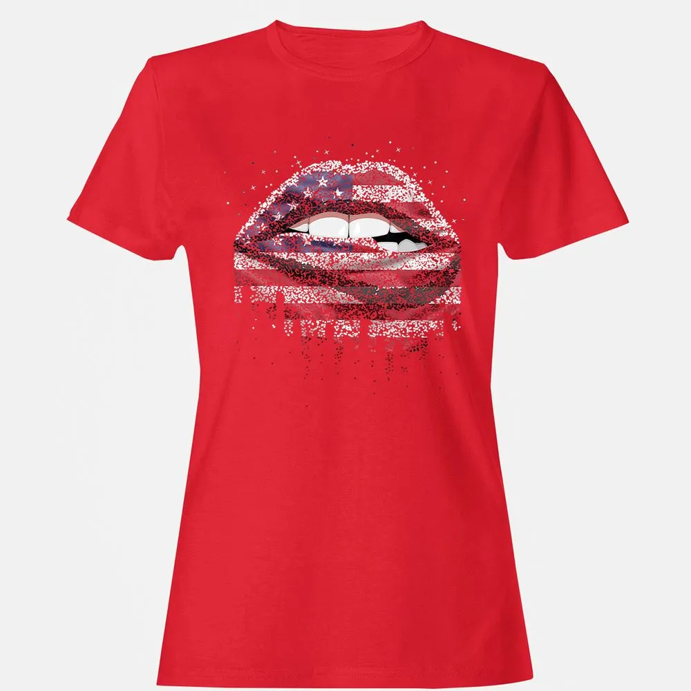 Women's T-Shirt - Y9HYQBZR - Red - 13