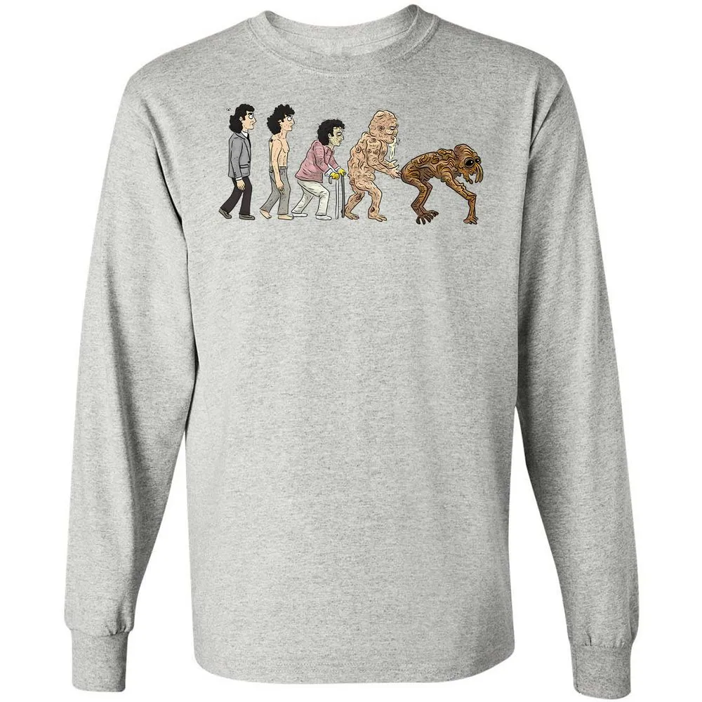 Long Sleeve T-Shirt - F49DMPZ5 - Ash - 5