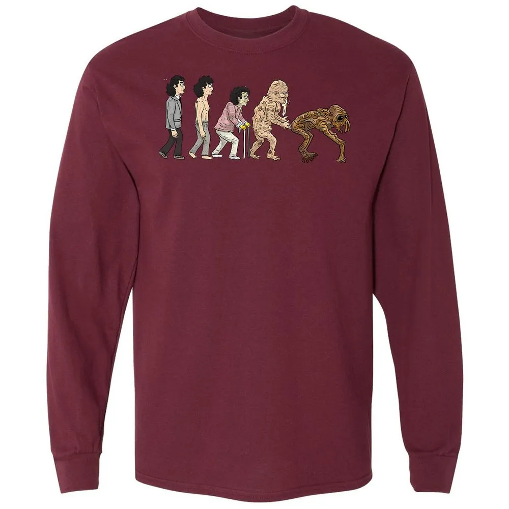 Long Sleeve T-Shirt - F49DMPZ5 - Maroon - 11