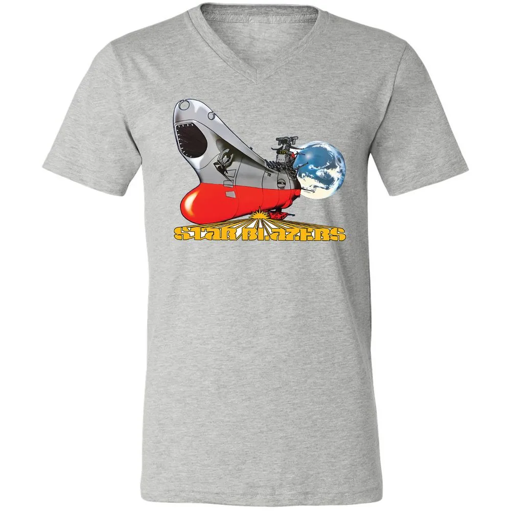 Unisex V-Neck T-Shirt - AX3AXGCB - Athletic Heather - 7