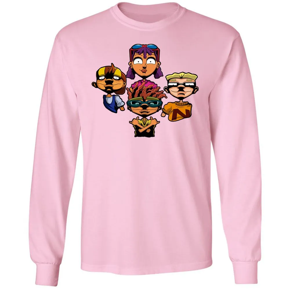 Long Sleeve T-Shirt - 6NDDE9Q8 - Light Pink - 3