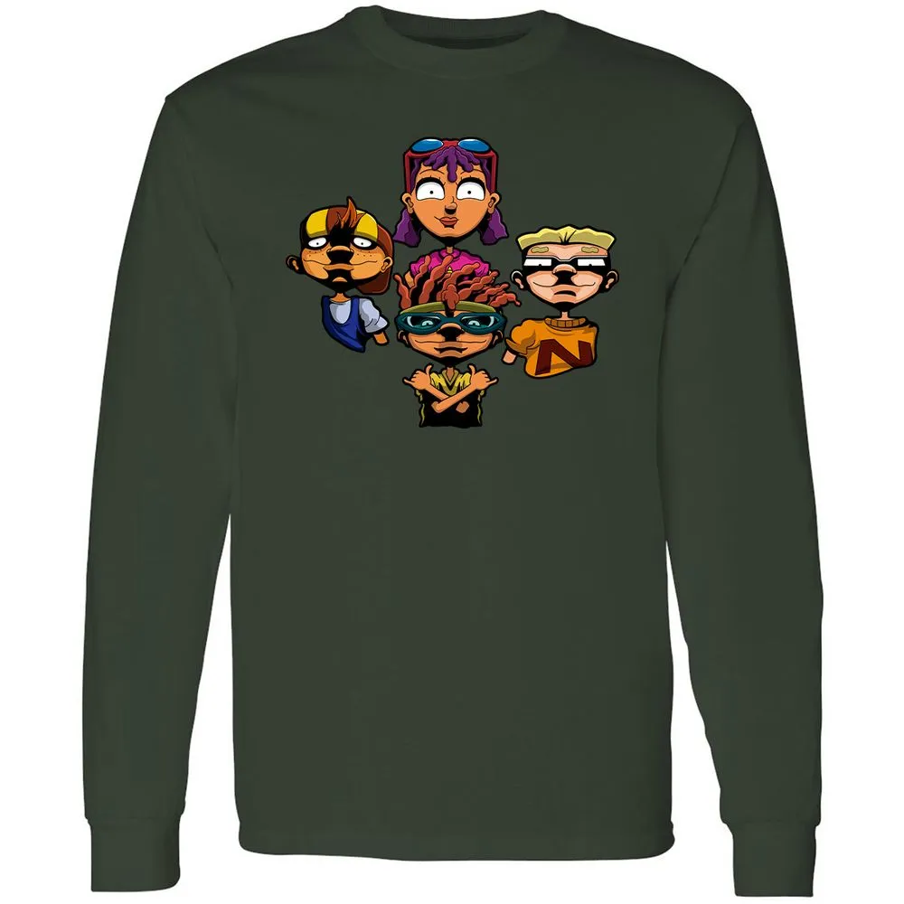 Long Sleeve T-Shirt - 6NDDE9Q8 - Forest Green - 4