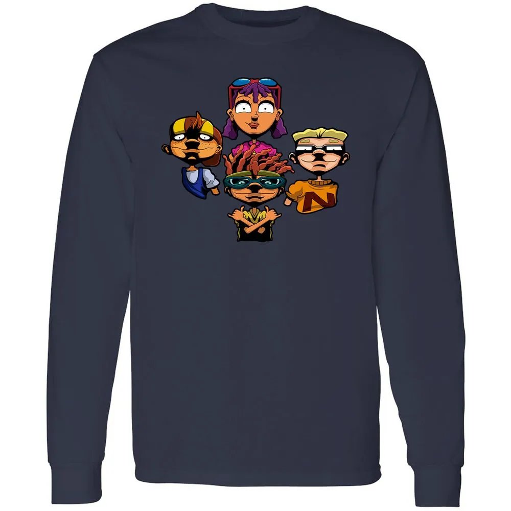 Long Sleeve T-Shirt - 6NDDE9Q8 - Navy - 2