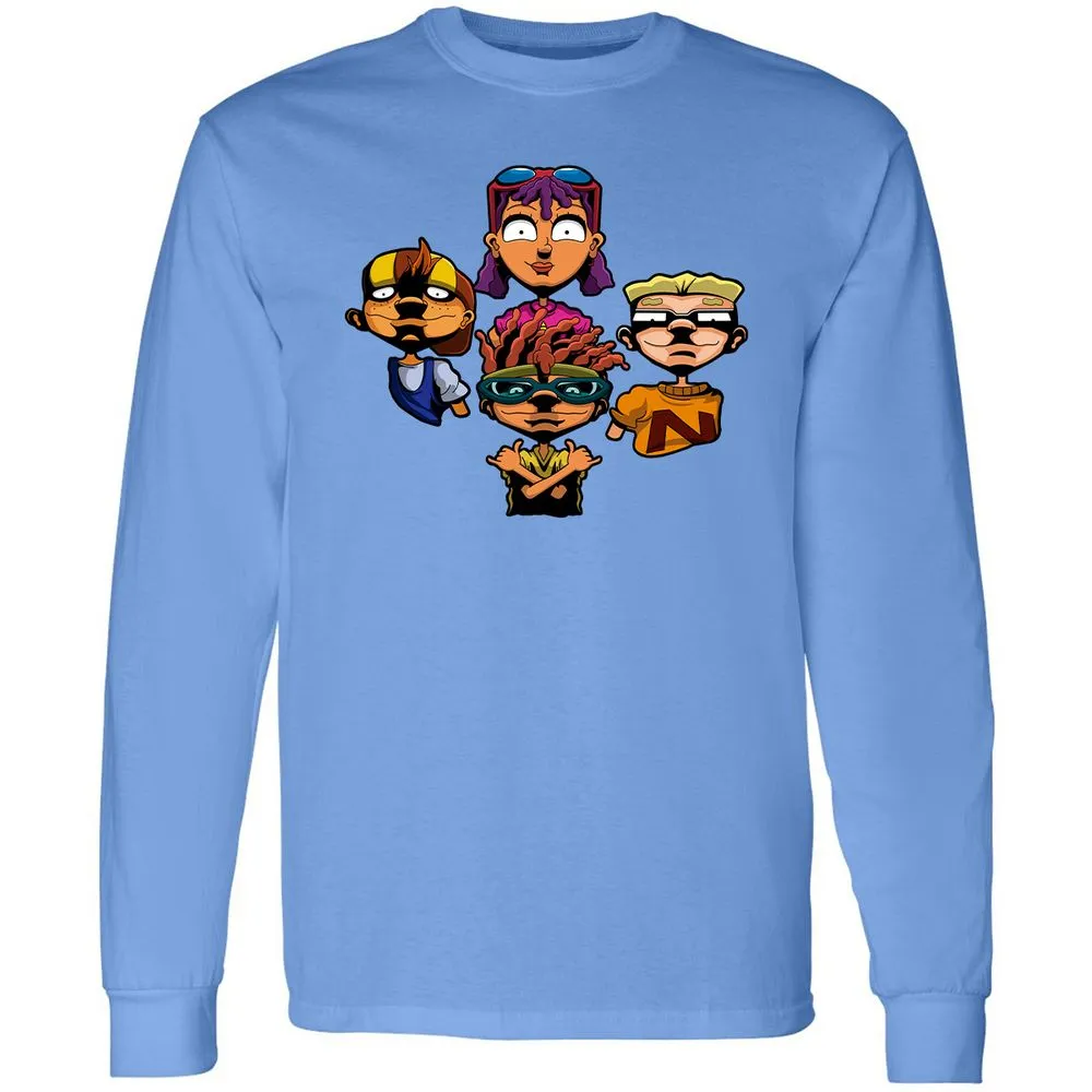 Long Sleeve T-Shirt - 6NDDE9Q8 - Carolina Blue - 12